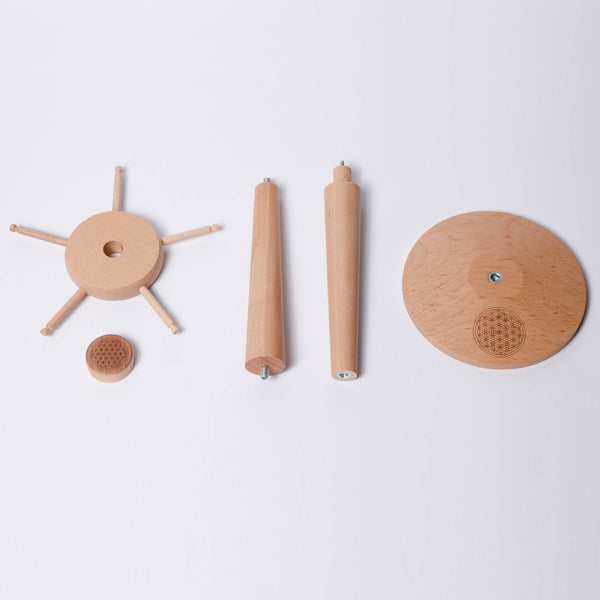 Zaphir Chime Set of 5 with Zenmotion Spin Rotating Chime Stand -