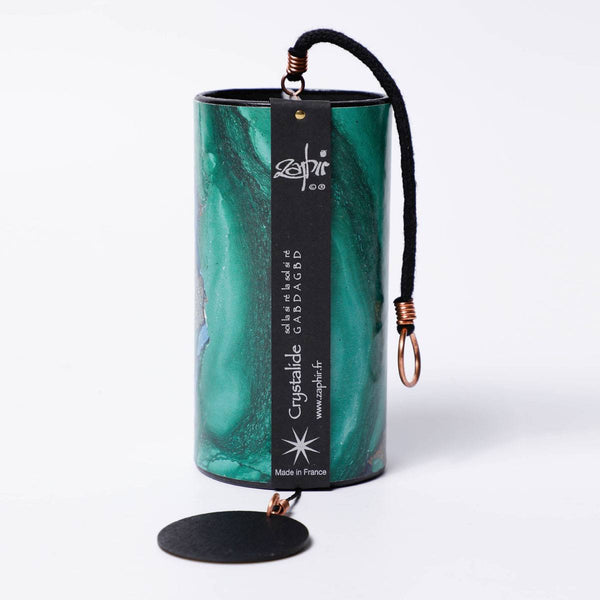 Zaphir Chime Crystalide Spring Season Green - Shanti. Made in France -