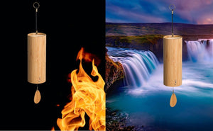 Koshi Aqua with Koshi Ignis together - Water and Fire Sound Sample - Gaiachimes