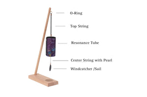 Size of Zaphir Chime with Measurements - Gaiachimes