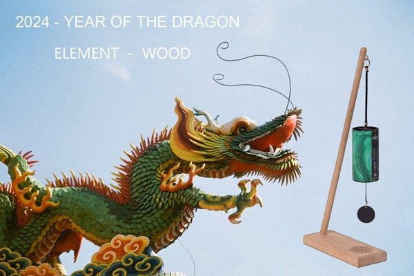 2024 Jaar van de Houten Draak: windgongs voor het element Hout