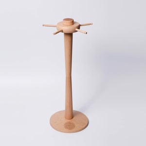 Zaphir 5 Chime Stand Zenmotion | Solid Beech Wood - Gaiachimes