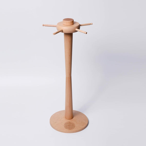 Zaphir 5 Chime Stand Zenmotion | Solid Beech Wood - Gaiachimes