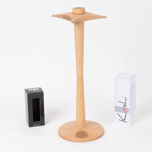 Koshi Chimes Luxury Stand - Flower of Life - Beech - Gaiachimes -