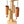 Ensemble de 4 carillons Koshi Earth Symphony sur le support rotatif Premium Fleur de vie, vue de trois quarts, fond blanc