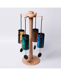 Zaphir Chime Set of 4 with Zenmotion Spin Rotating Chime Stand